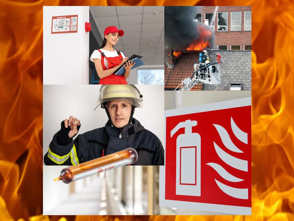 Geräteintegrierte Brandschutzlösung mit E-Bulb für Sicherheit