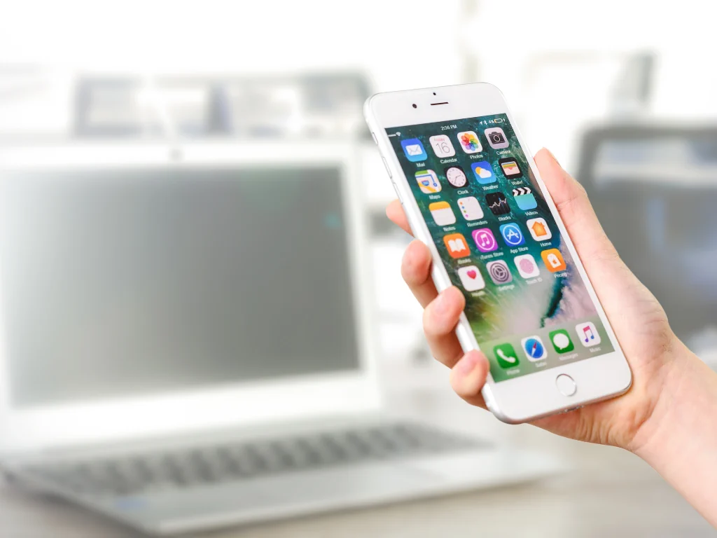 Smartphone mit Android Betriebssystem